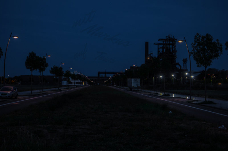 Phönix West bei Nacht